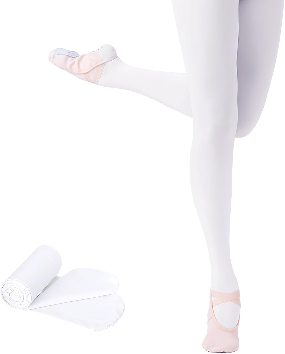 2Pcs Ballet Tights For Gils, Toddler Ballet Tights, Ballet Leotards Dance Outfit for Kids