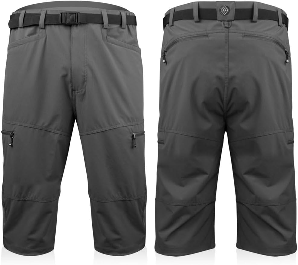 | Men's Multi-Sport Knickers | Urban Pedal Pushers | Loose Fit Activewear Cargo Capris