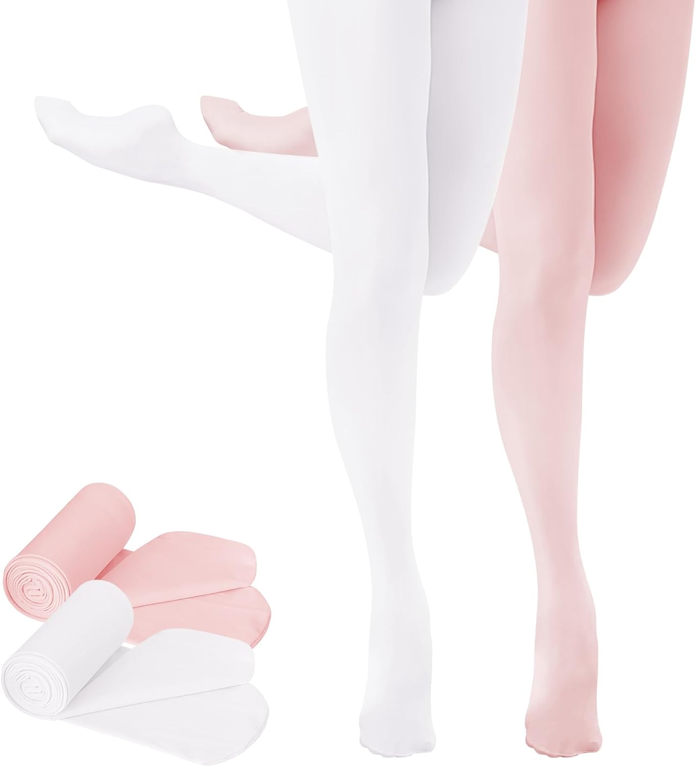 2Pcs Ballet Tights For Gils, Toddler Ballet Tights, Ballet Leotards Dance Outfit for Kids