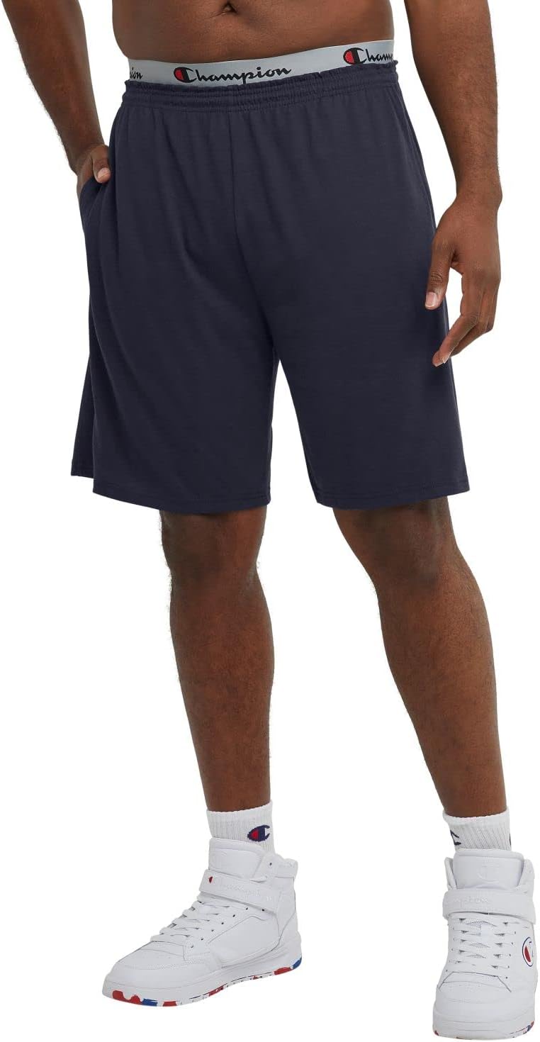Champion Men's Lightweight Lounge Jersey Knit Shorts, Weekend Shorts (Reg. Or Big & Tall)