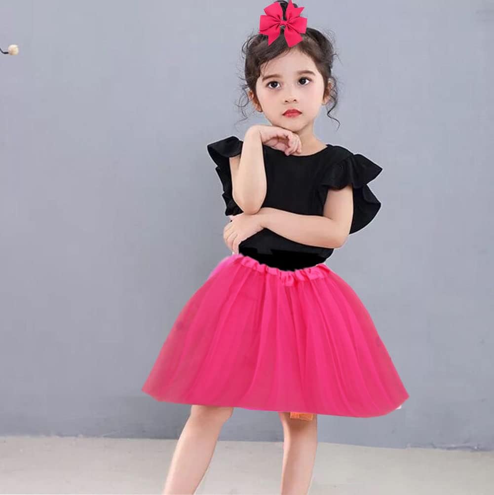 10Pcs Princess Dress up Tutu Crown Accessories Tiara Ballet Tutu Skirt for Girls Costume Party Favors
