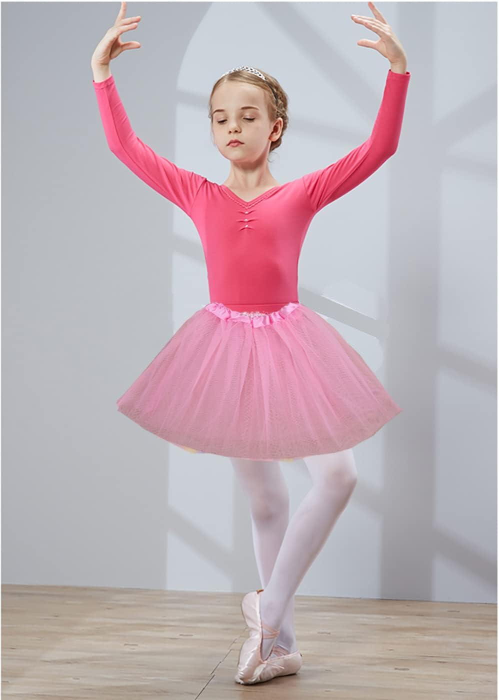 10Pcs Princess Dress up Tutu Crown Accessories Tiara Ballet Tutu Skirt for Girls Costume Party Favors