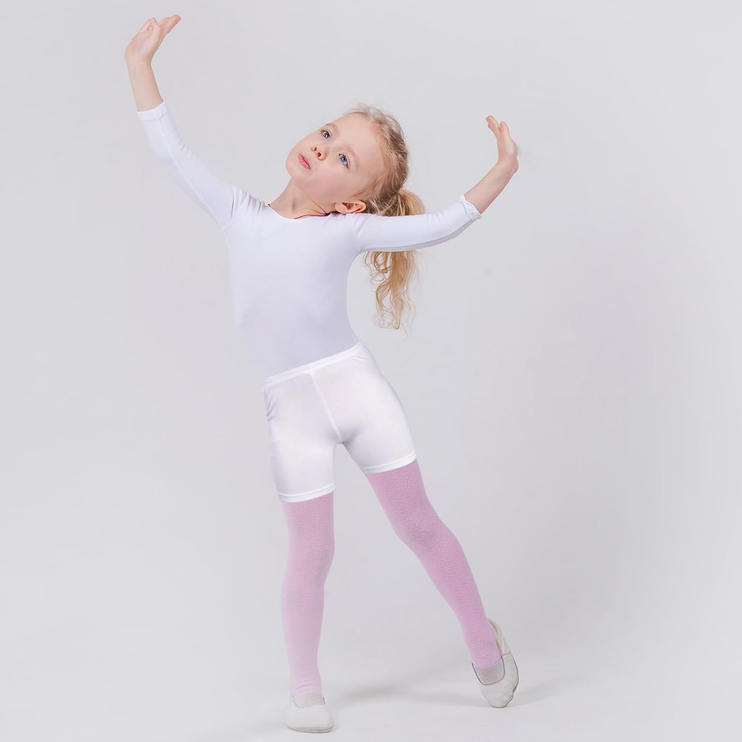 12 Pack Multi - Color Girls Dance Shorts for Toddlers, Breathable & Safe for Biking, Cartwheeling, Yoga, Gymnastics
