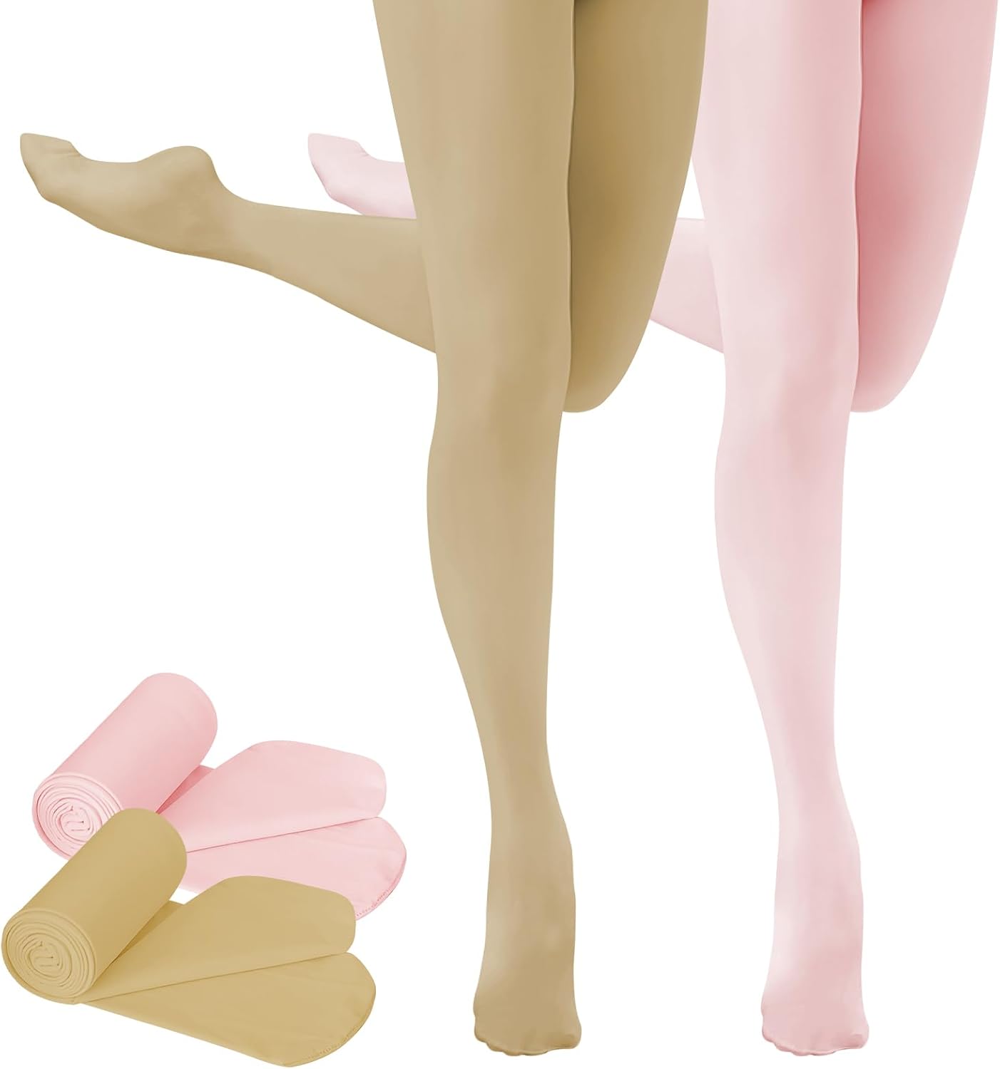 2Pcs Ballet Tights For Gils, Toddler Ballet Tights, Ballet Leotards Dance Outfit for Kids