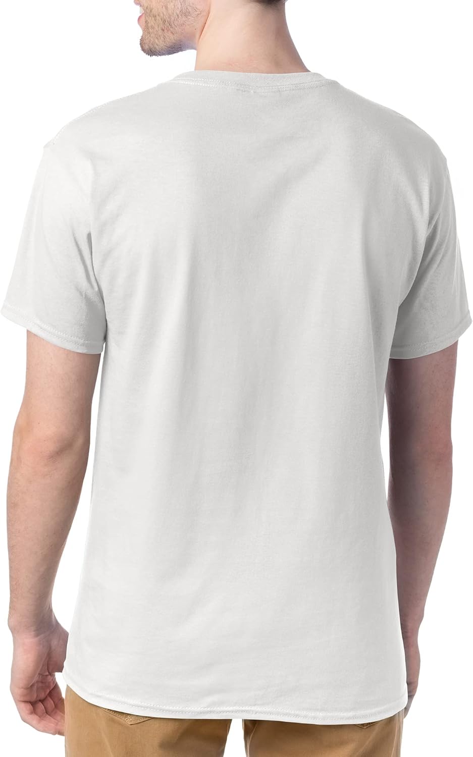 Hanes Men's Short Sleeve Essentials Crewneck Cotton T-Shirt, Multipack