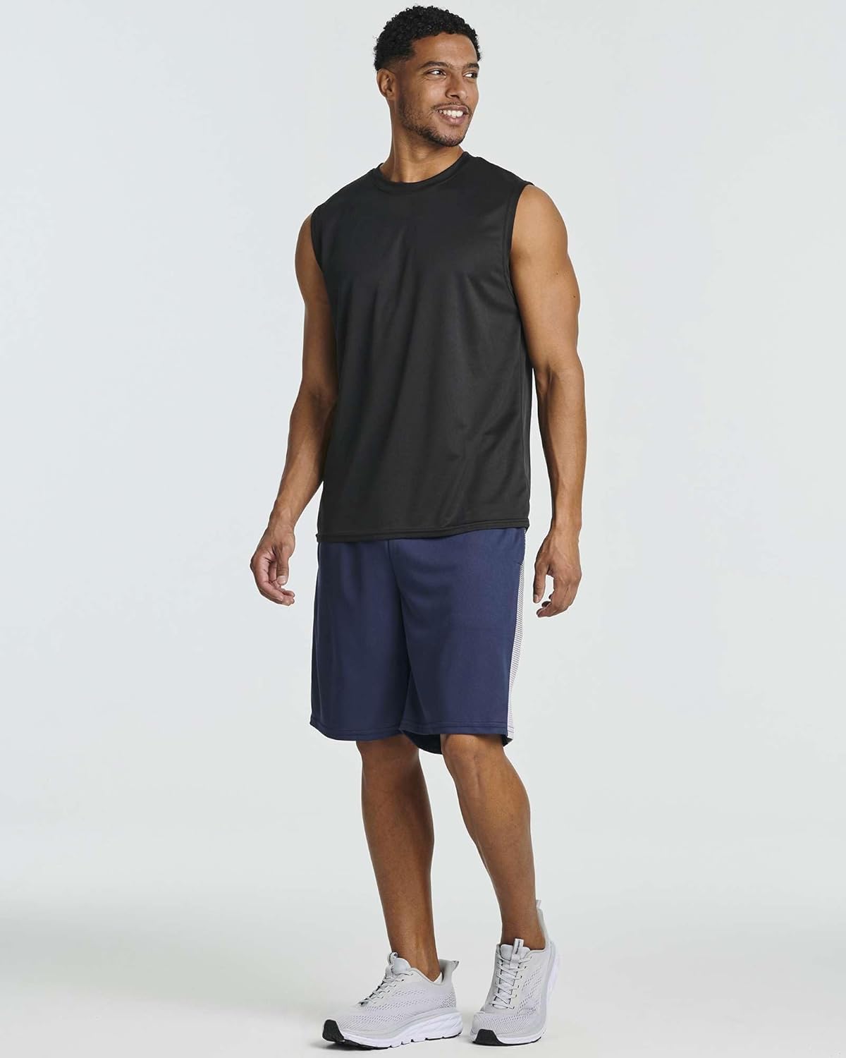 Real Essentials 5 Pack: Men's Mesh Athletic Basketball Shorts Quick Dry Activewear with Pockets
