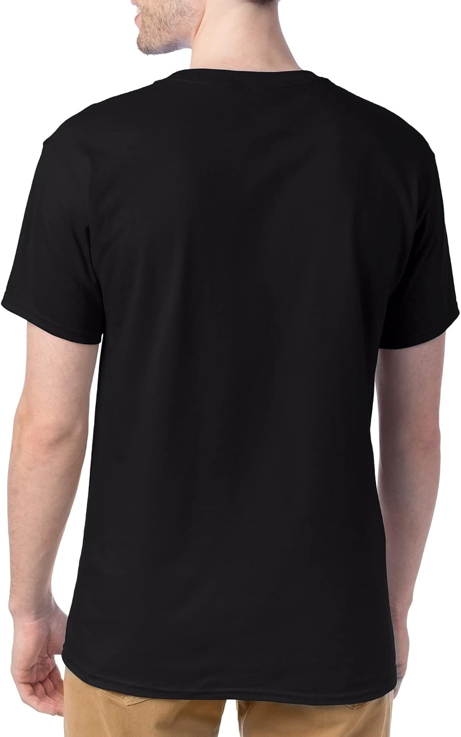 Hanes Men's Short Sleeve Essentials Crewneck Cotton T-Shirt, Multipack