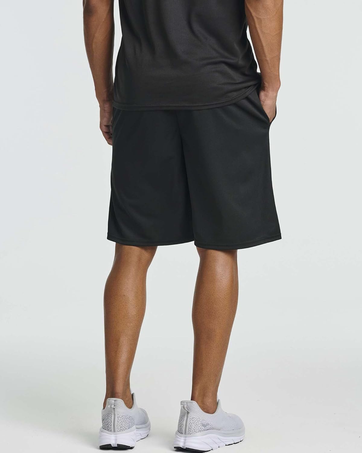 Real Essentials 5 Pack: Men's Mesh Athletic Basketball Shorts Quick Dry Activewear with Pockets
