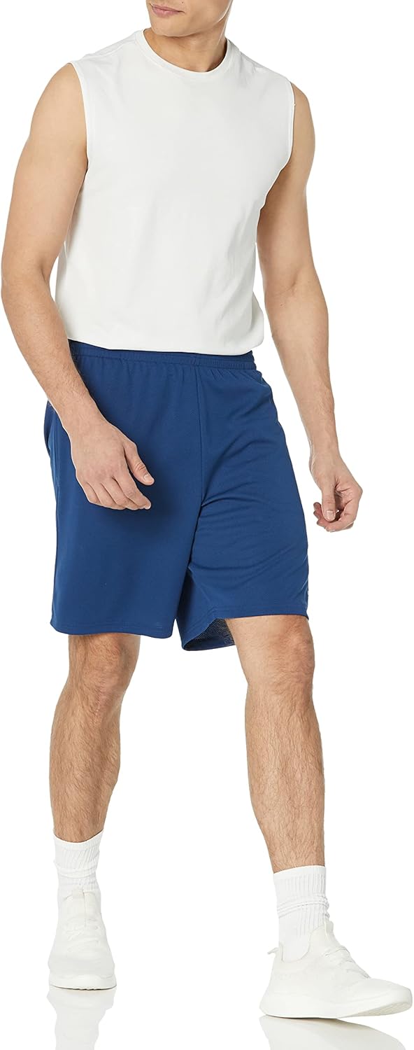 Amazon Essentials Men's Performance Tech Loose-Fit Shorts (Available in Big & Tall), Pack of 2