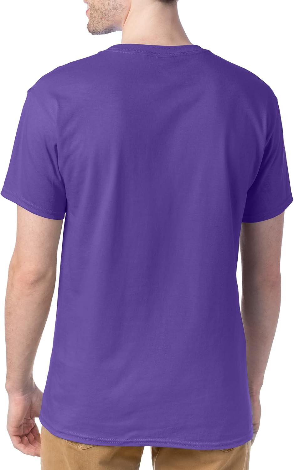 Hanes Men's Short Sleeve Essentials Crewneck Cotton T-Shirt, Multipack