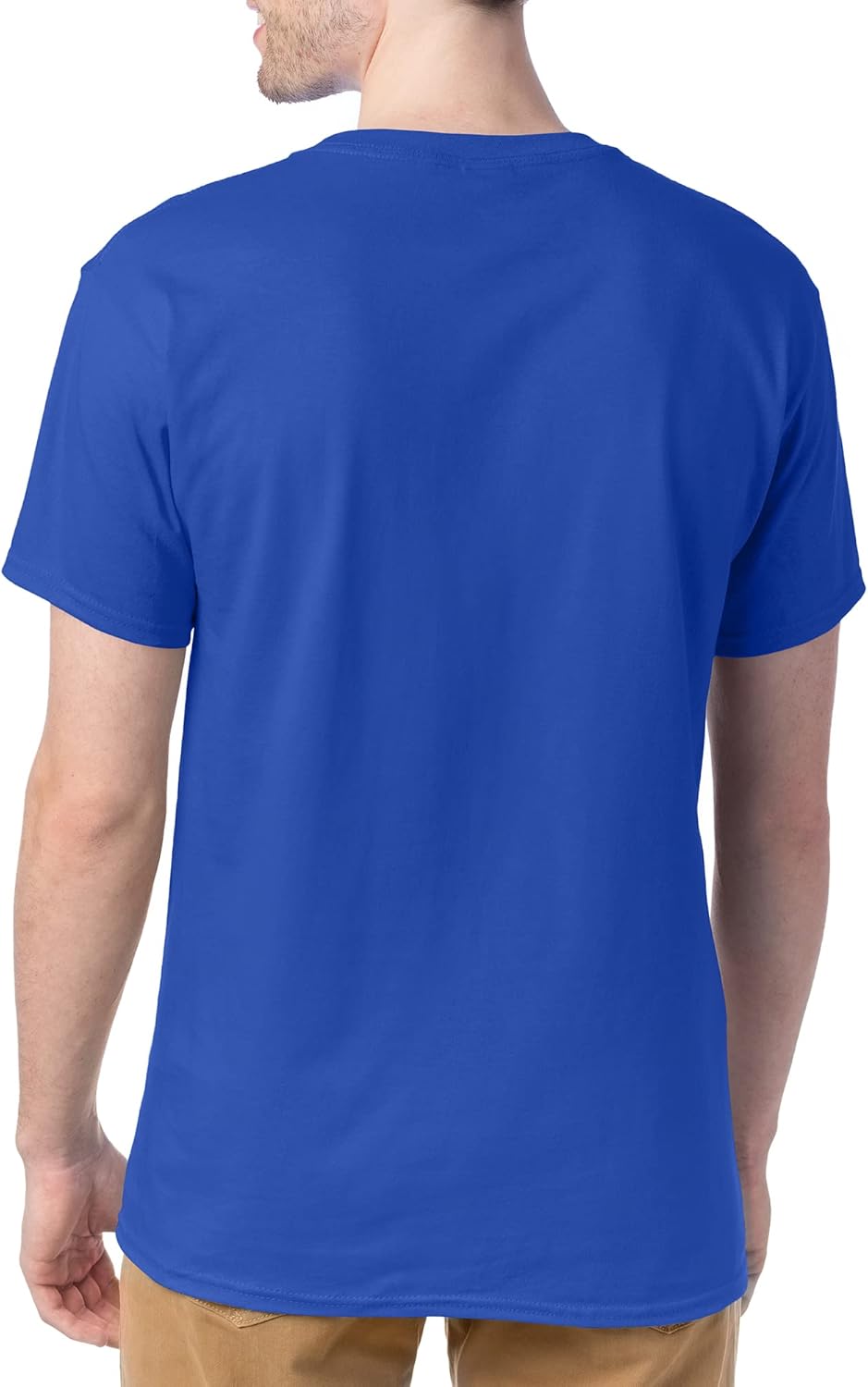 Hanes Men's Short Sleeve Essentials Crewneck Cotton T-Shirt, Multipack