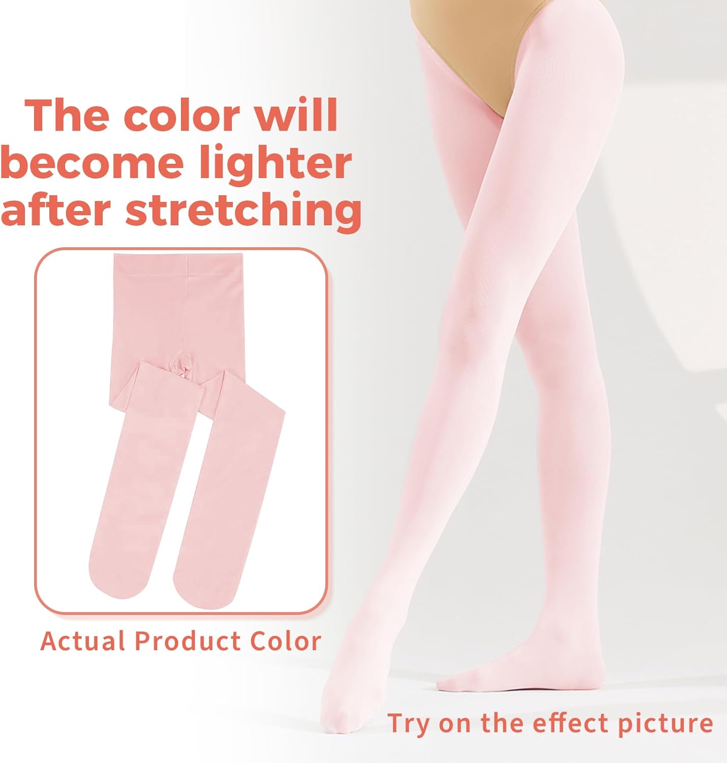 2Pcs Ballet Tights For Gils, Toddler Ballet Tights, Ballet Leotards Dance Outfit for Kids