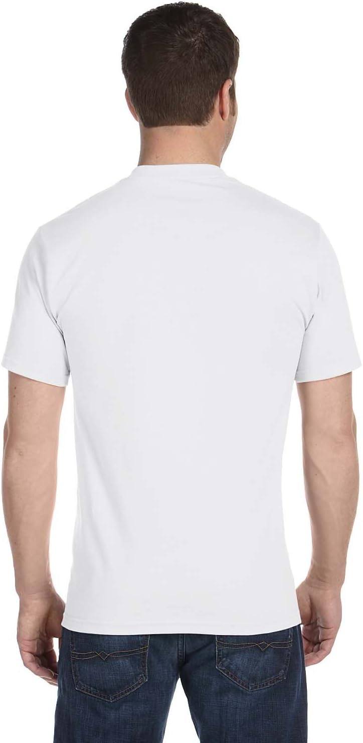 Hanes Men's Short Sleeve Essentials Crewneck Cotton T-Shirt, Multipack