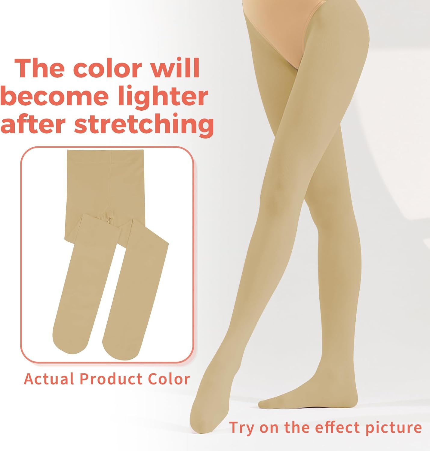 2Pcs Ballet Tights For Gils, Toddler Ballet Tights, Ballet Leotards Dance Outfit for Kids