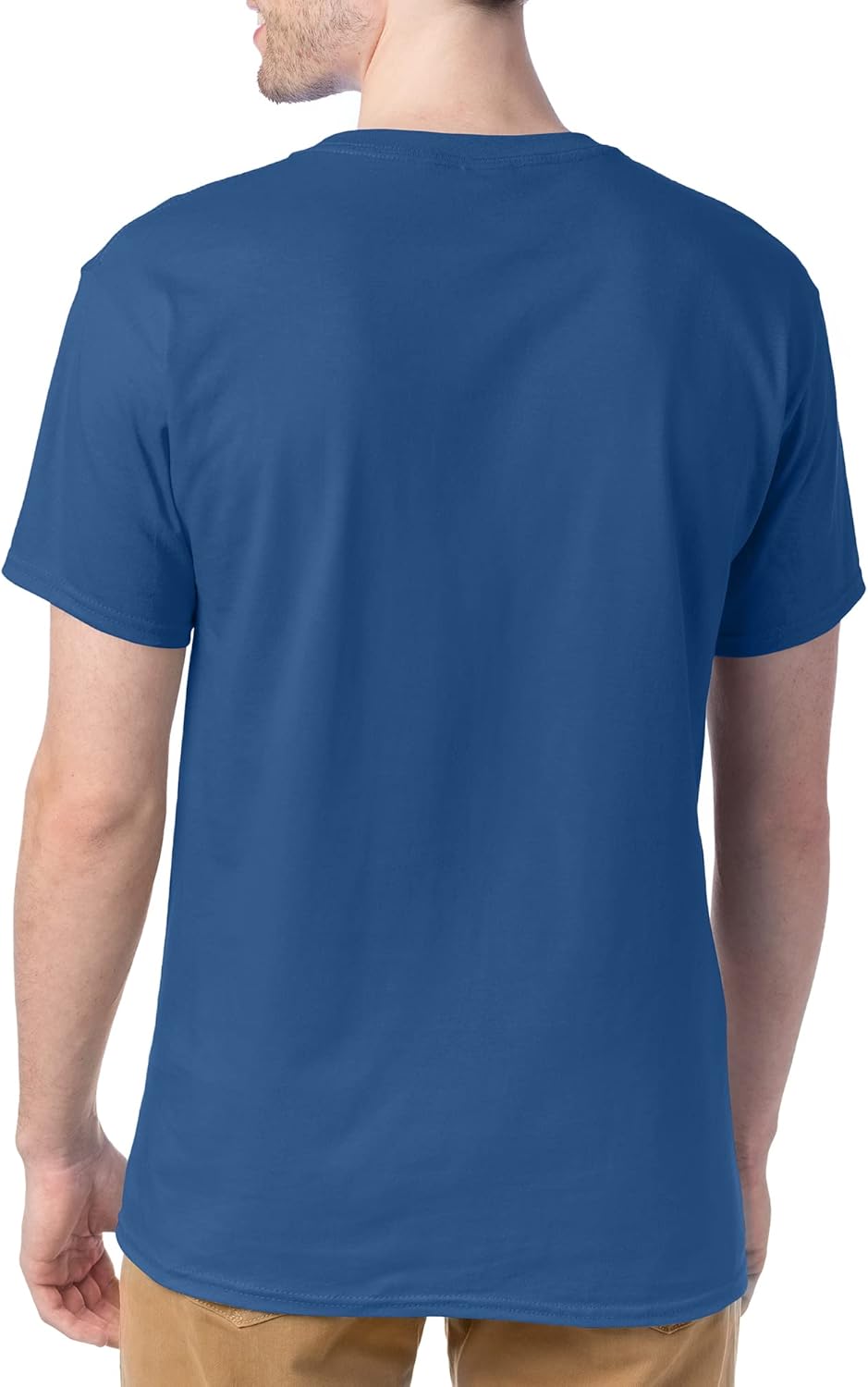 Hanes Men's Short Sleeve Essentials Crewneck Cotton T-Shirt, Multipack