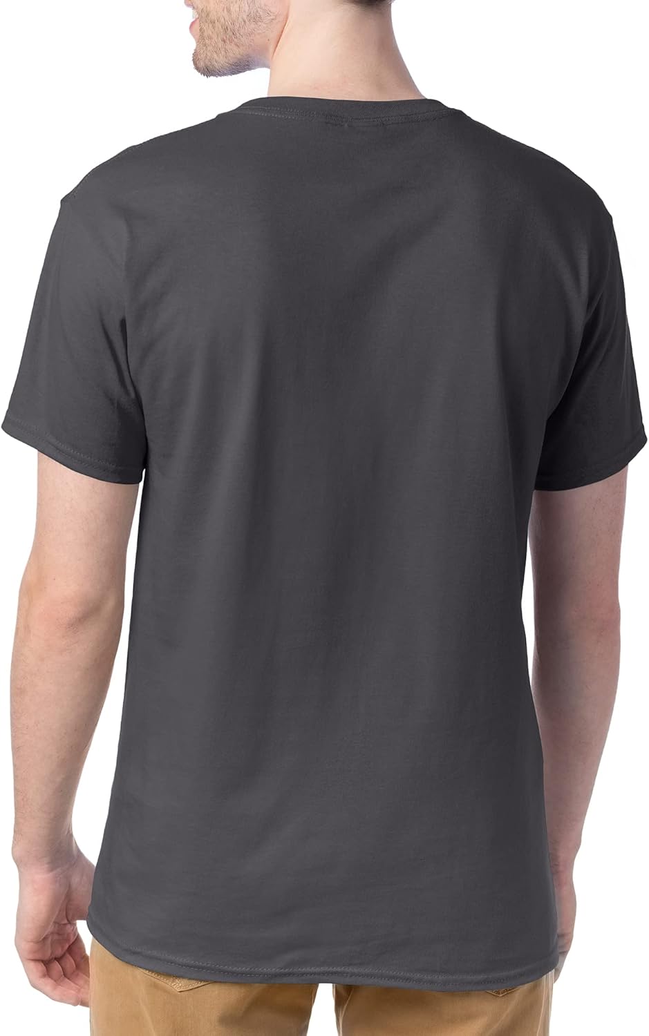 Hanes Men's Short Sleeve Essentials Crewneck Cotton T-Shirt, Multipack