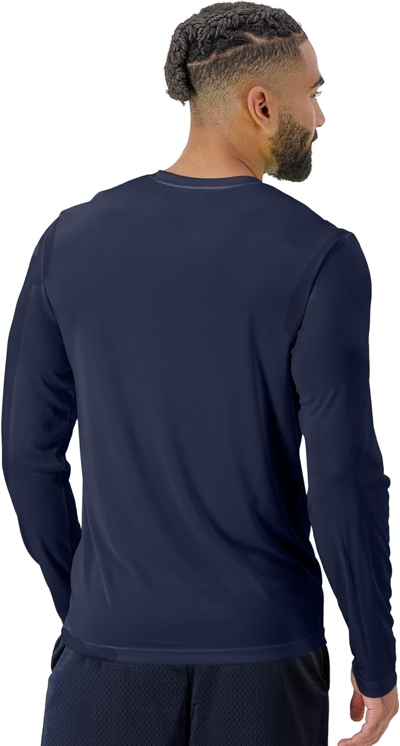 Hanes Sport Performance Long Sleeve T-Shirt, Performance Athletic Shirt, 2-Pack, 40+ UPF Protection