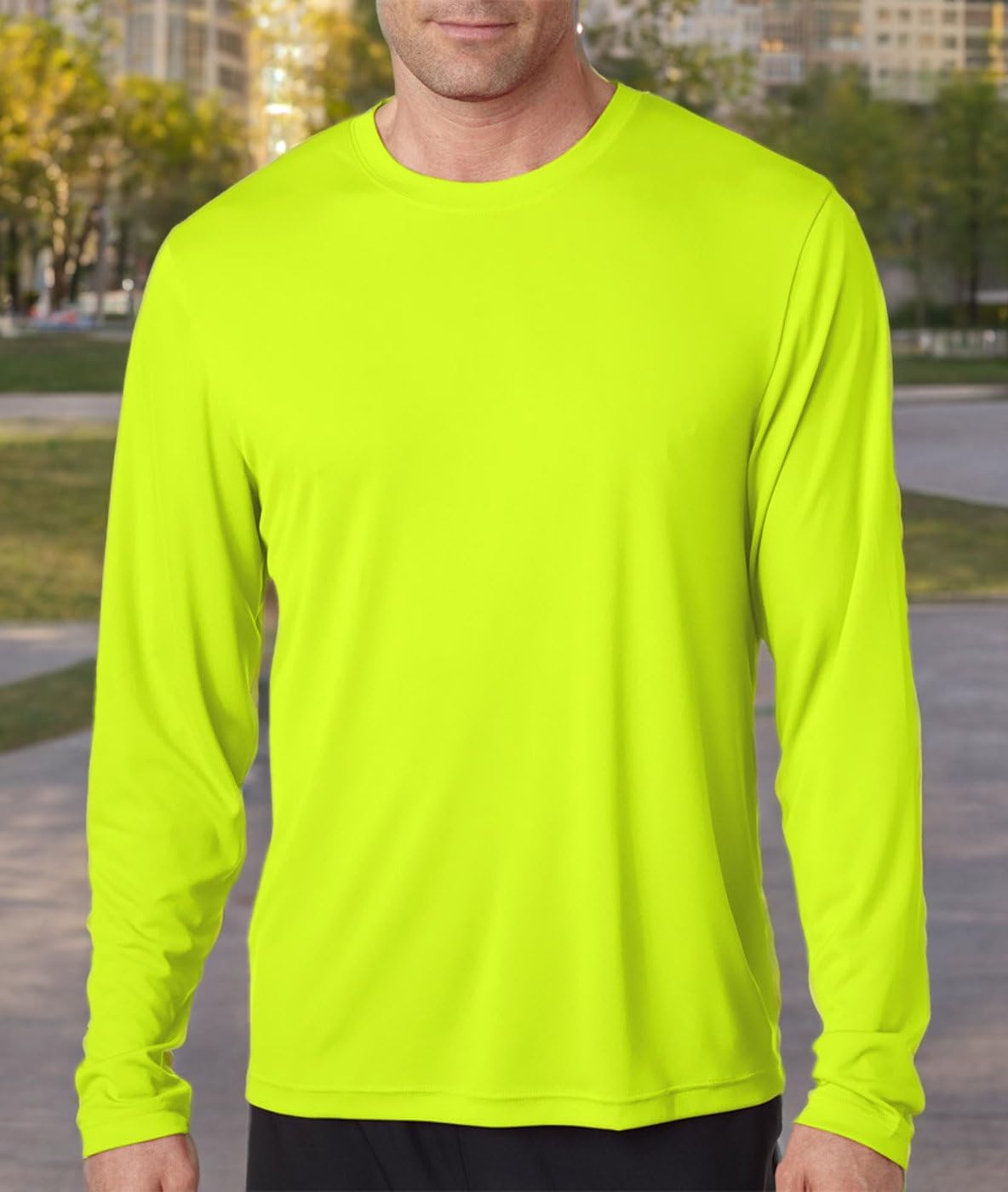 Hanes Sport Performance Long Sleeve T-Shirt, Performance Athletic Shirt, 2-Pack, 40+ UPF Protection