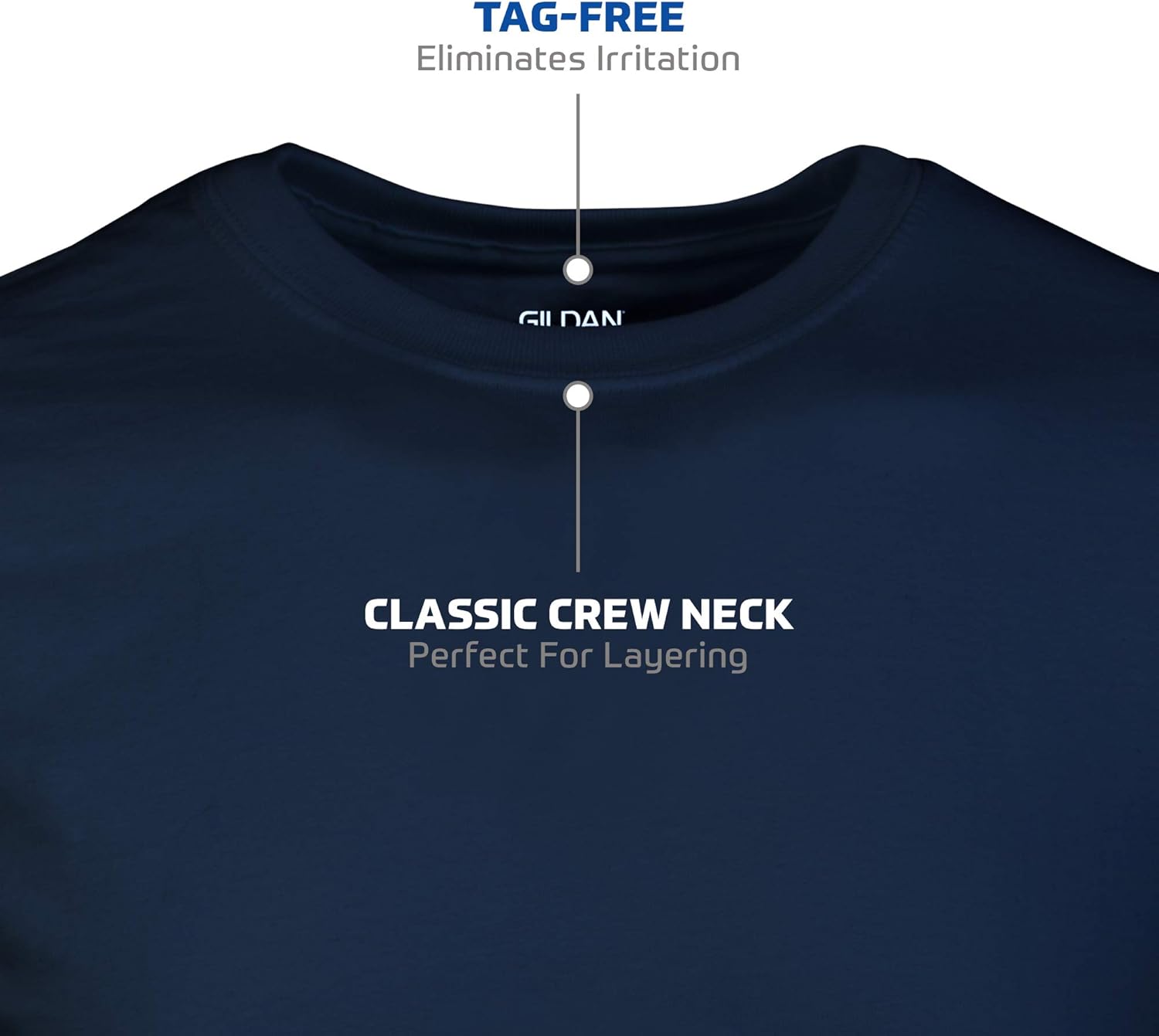 Gildan Men's Crew T-Shirts, Multipack, Style G1100