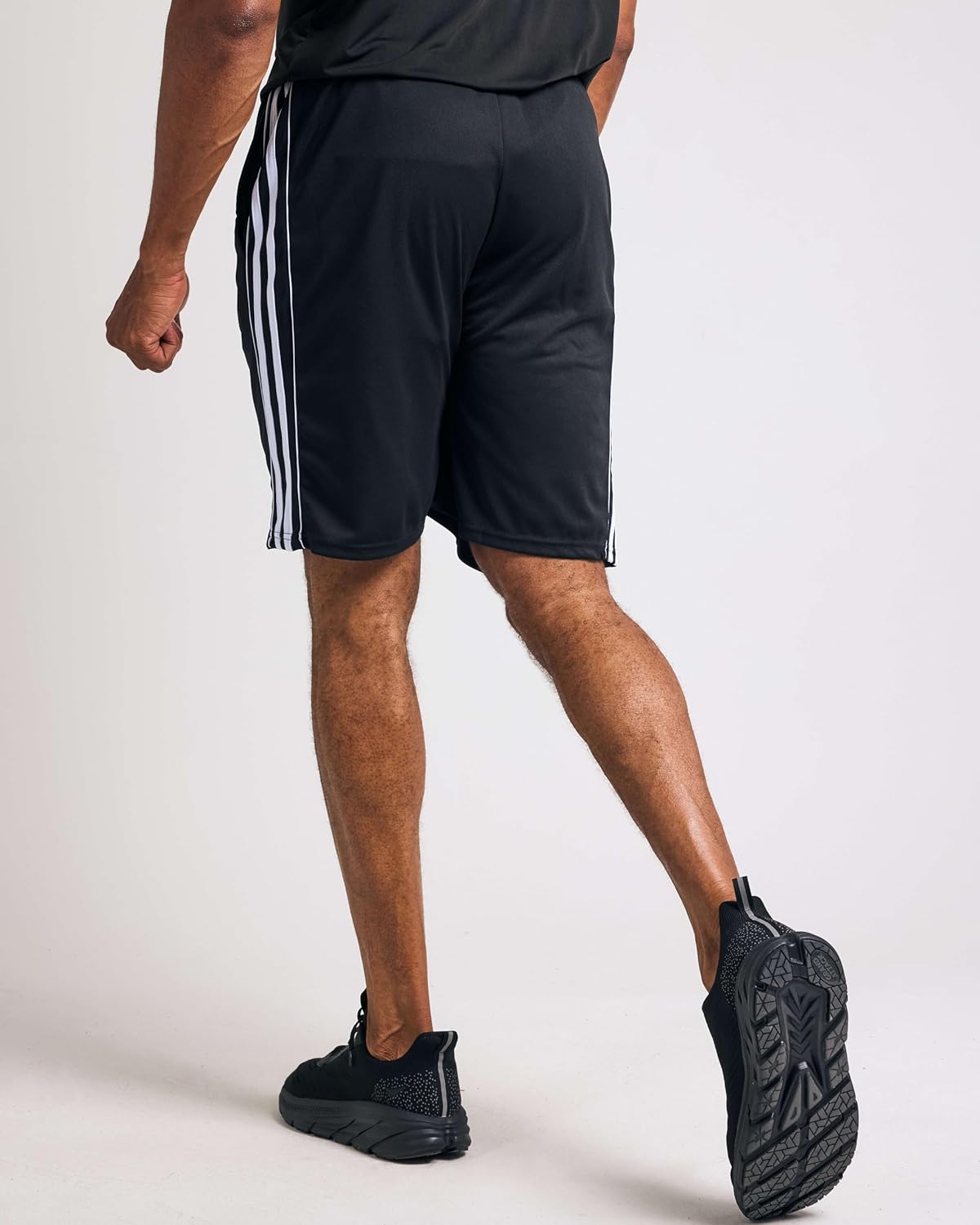 Real Essentials 5 Pack: Men's Mesh Athletic Basketball Shorts Quick Dry Activewear with Pockets