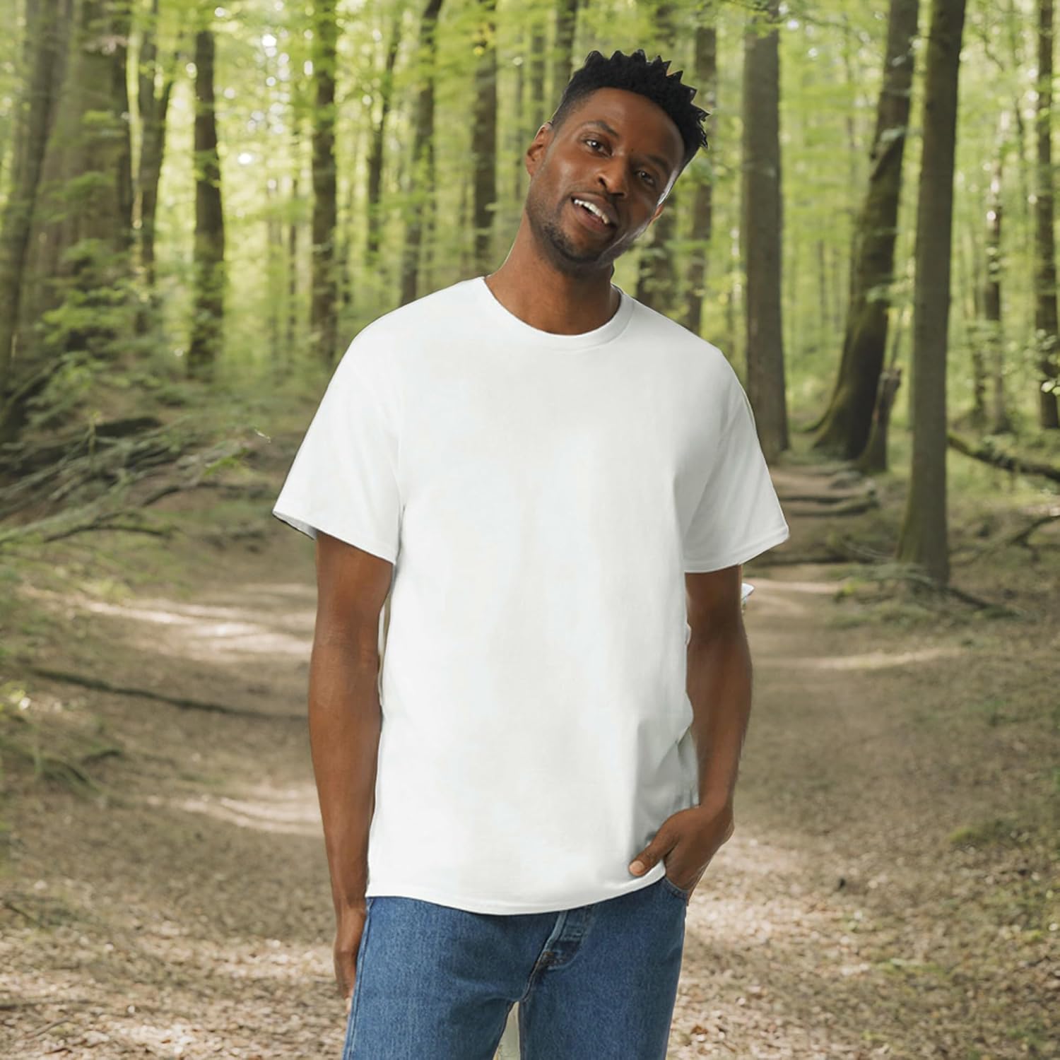 Gildan Unisex Adult Ultra Cotton T-Shirt, Style G2000, Multipack