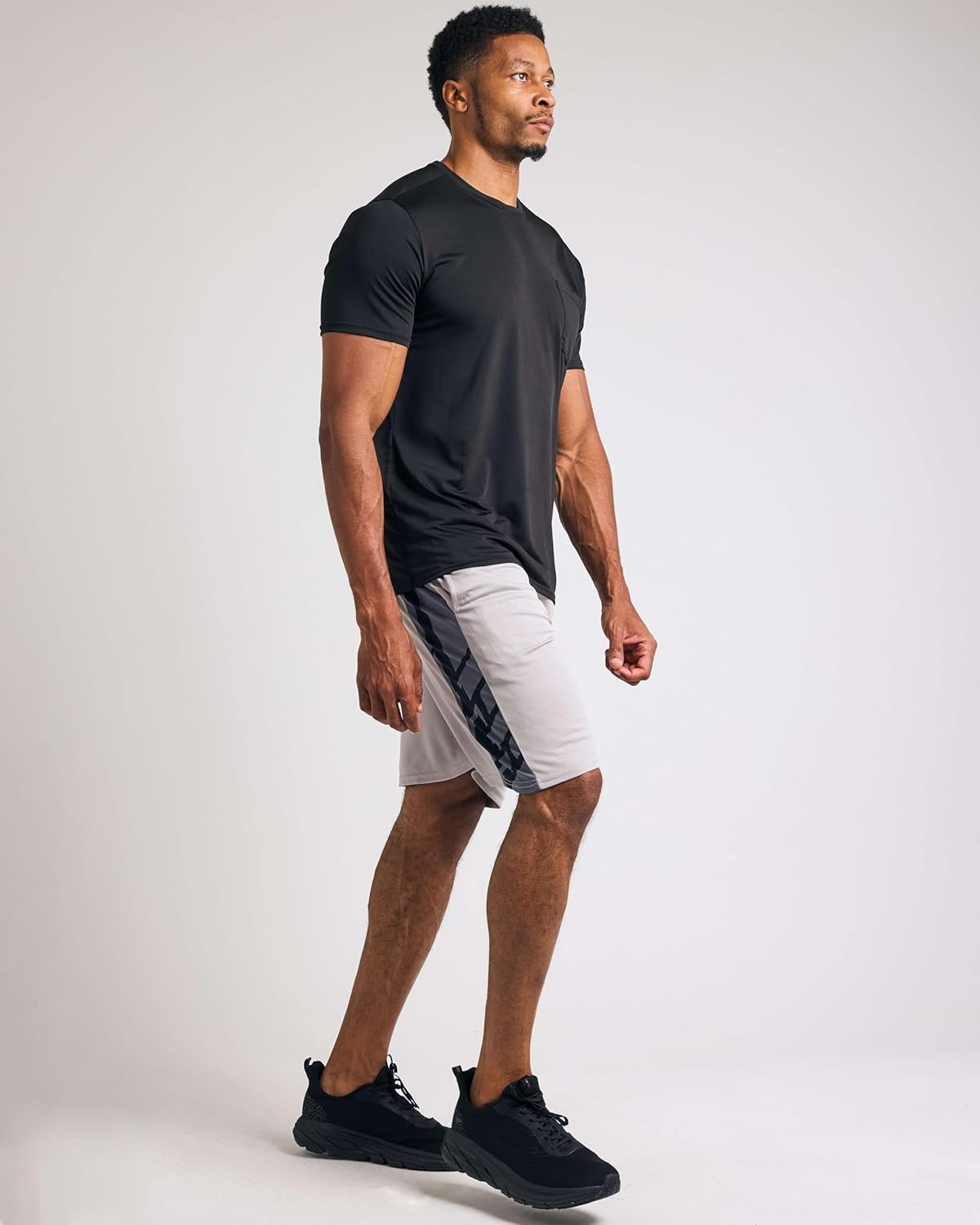 Real Essentials 5 Pack: Men's Mesh Athletic Basketball Shorts Quick Dry Activewear with Pockets