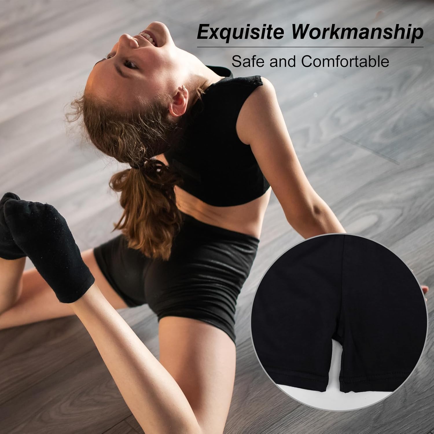 15 Pack Girls Dance Shorts, 15 Color Bike Short Breathable and Safety for Playgrounds and Gymnastics