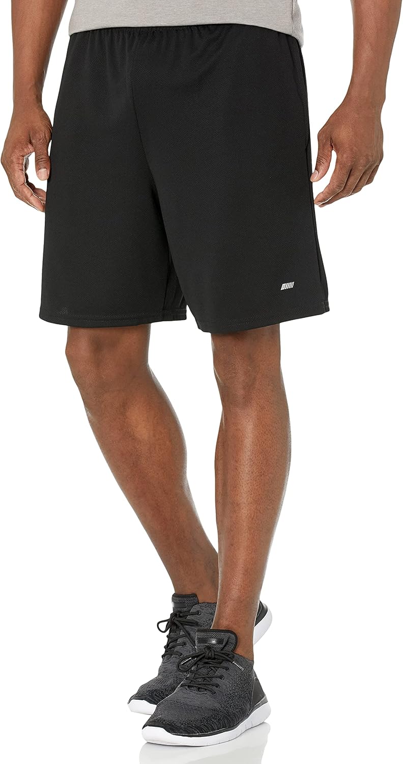 Amazon Essentials Men's Performance Tech Loose-Fit Shorts (Available in Big & Tall), Pack of 2