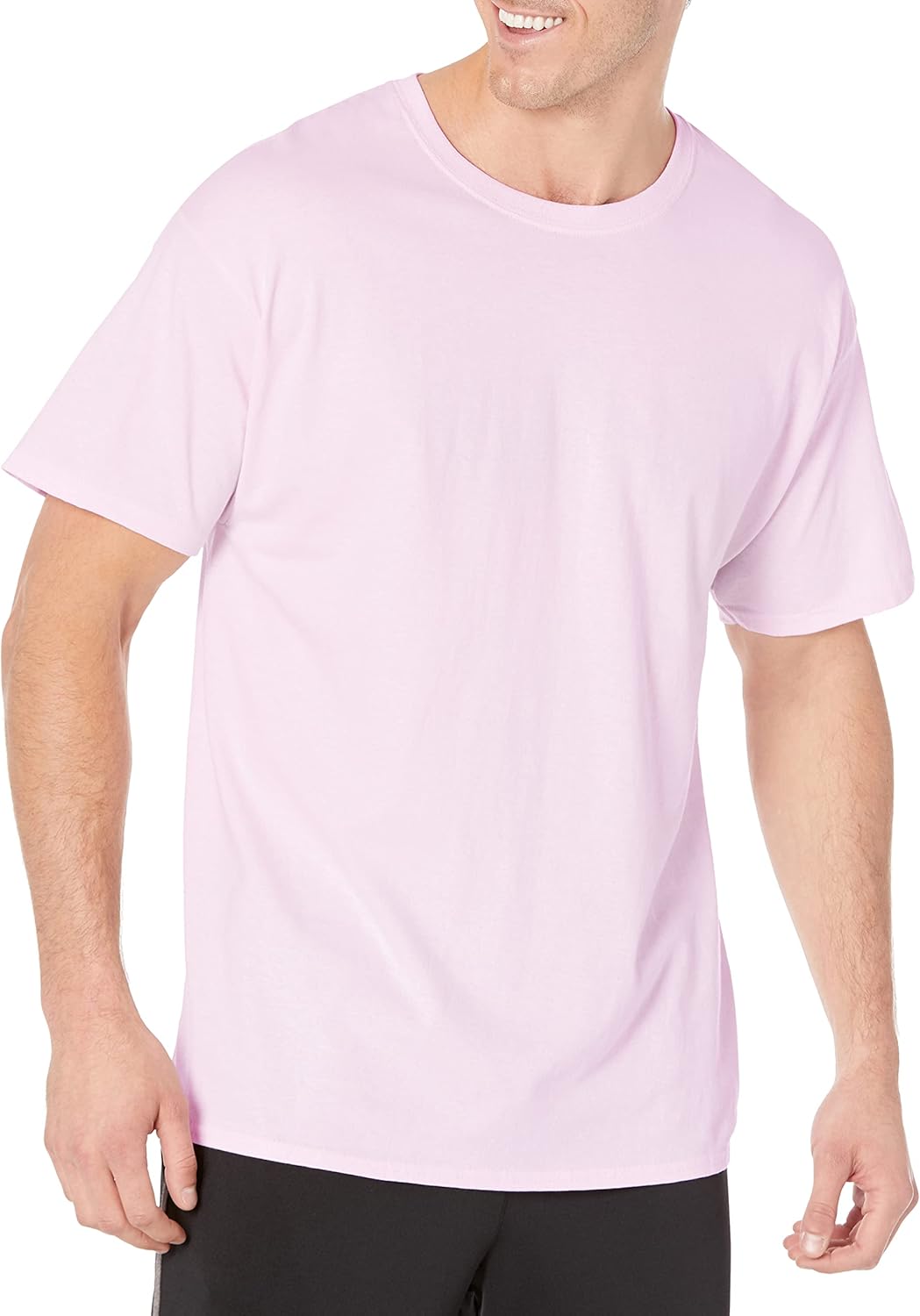 Hanes Men's Short Sleeve Essentials Crewneck Cotton T-Shirt, Multipack