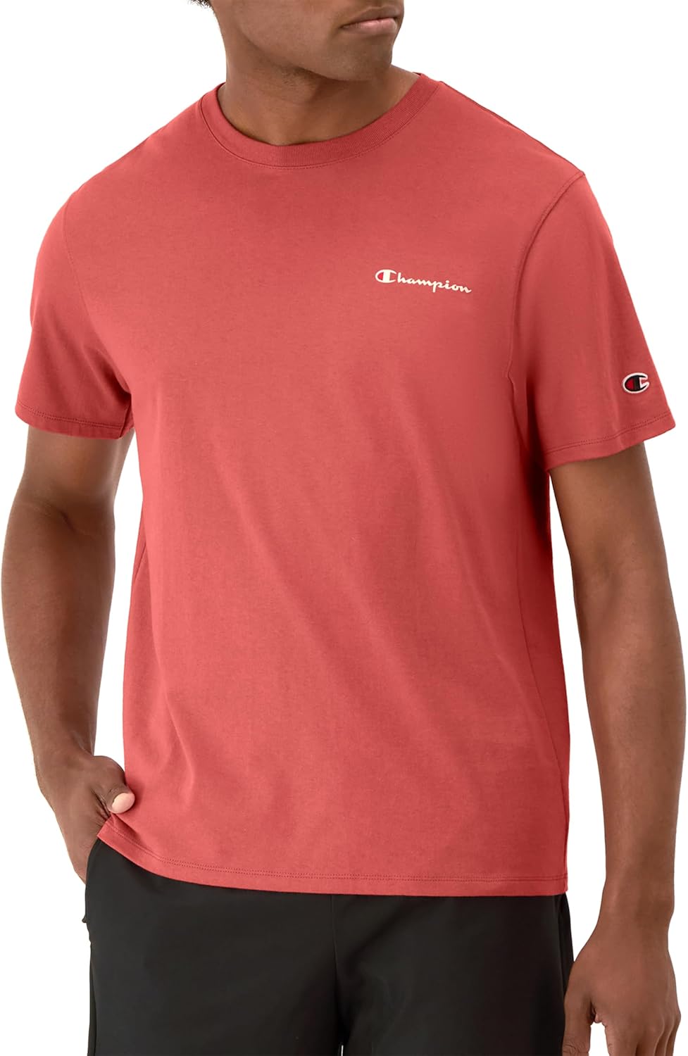 Champion Men's T-Shirt, Classic Graphic T-Shirt, Soft and Comfortable T-Shirts for Men, Script Logo (Reg. or Big & Tall)