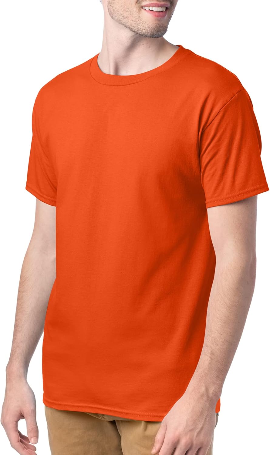 Hanes Men's Short Sleeve Essentials Crewneck Cotton T-Shirt, Multipack