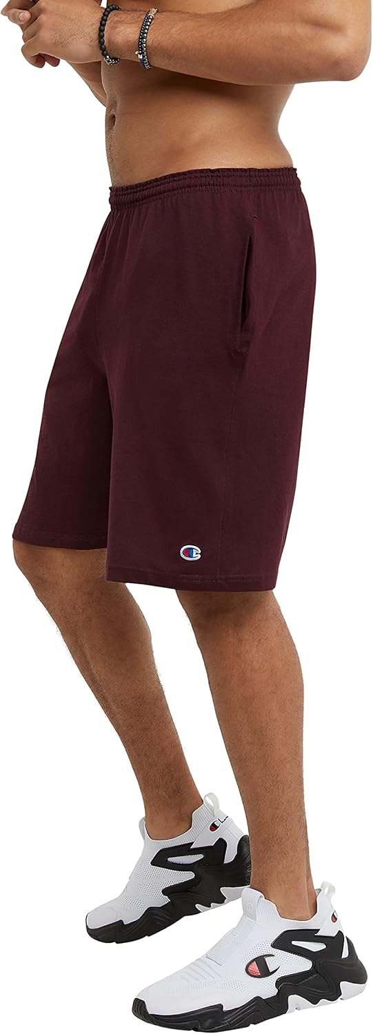 Champion Men's Lightweight Lounge Jersey Knit Shorts, Weekend Shorts (Reg. Or Big & Tall)
