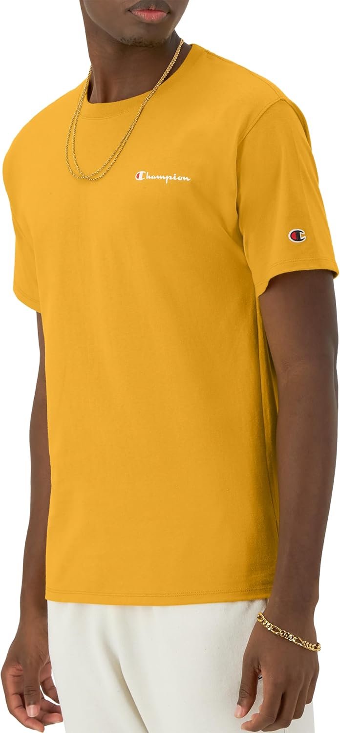 Champion Men's T-Shirt, Classic Graphic T-Shirt, Soft and Comfortable T-Shirts for Men, Script Logo (Reg. or Big & Tall)