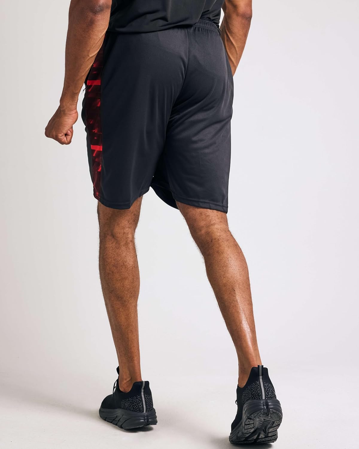 Real Essentials 5 Pack: Men's Mesh Athletic Basketball Shorts Quick Dry Activewear with Pockets