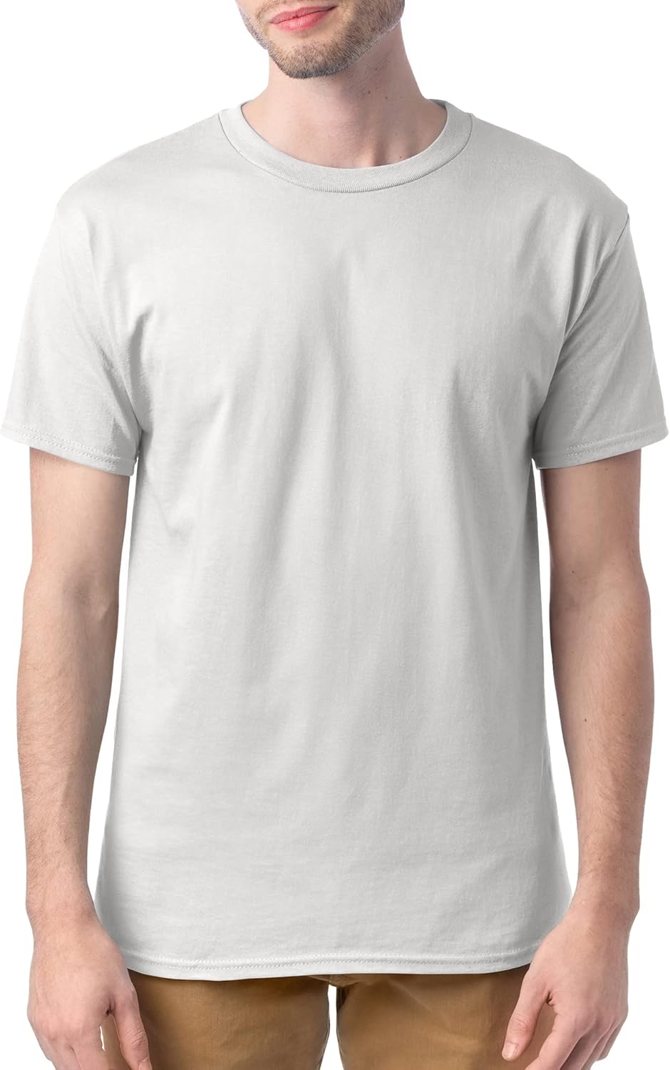 Hanes Men's Short Sleeve Essentials Crewneck Cotton T-Shirt, Multipack