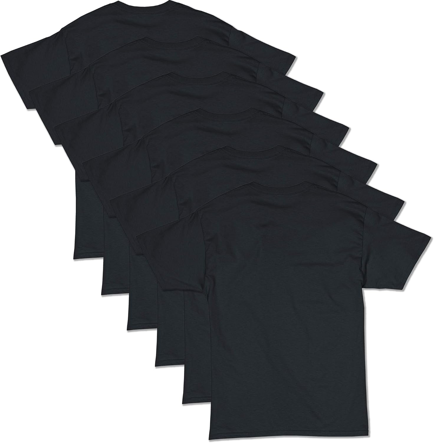 Hanes Men's Short Sleeve Essentials Crewneck Cotton T-Shirt, Multipack