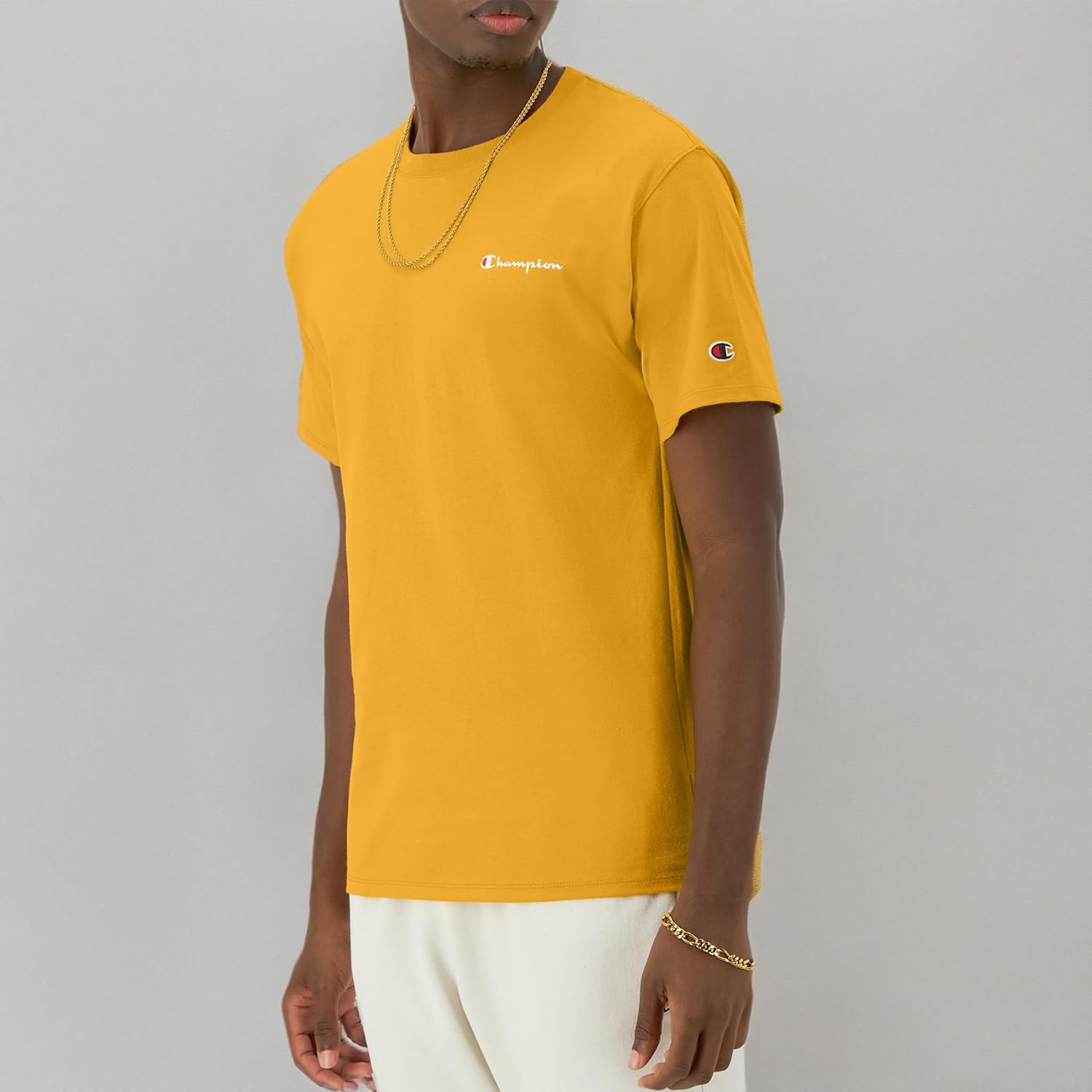 Champion Men's T-Shirt, Classic Graphic T-Shirt, Soft and Comfortable T-Shirts for Men, Script Logo (Reg. or Big & Tall)