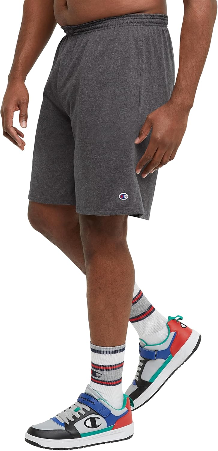 Champion Men's Lightweight Lounge Jersey Knit Shorts, Weekend Shorts (Reg. Or Big & Tall)