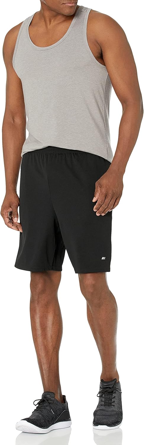 Amazon Essentials Men's Performance Tech Loose-Fit Shorts (Available in Big & Tall), Pack of 2