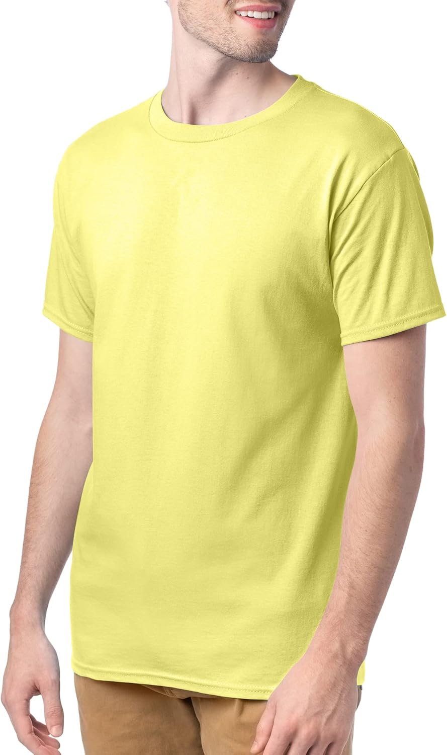 Hanes Men's Short Sleeve Essentials Crewneck Cotton T-Shirt, Multipack