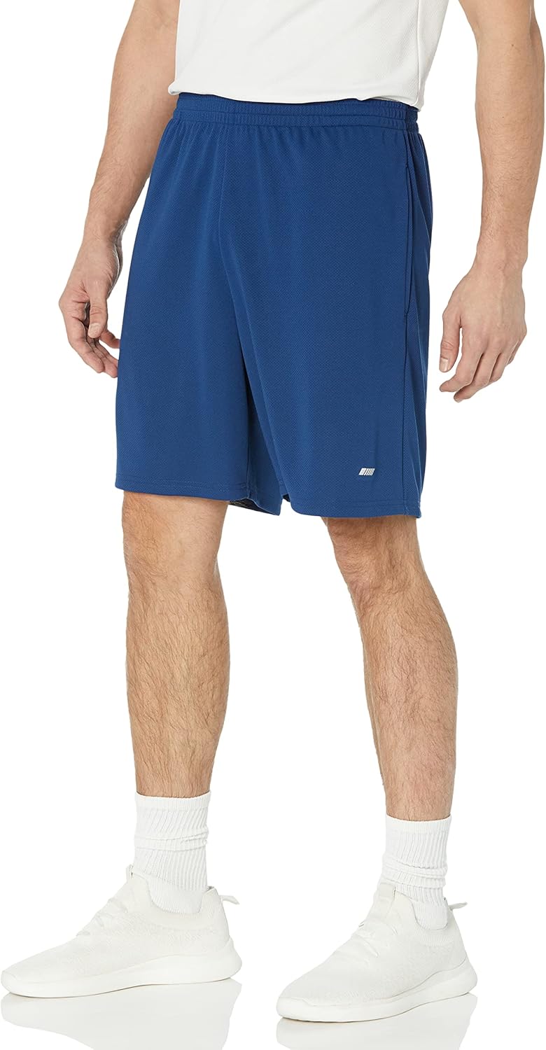 Amazon Essentials Men's Performance Tech Loose-Fit Shorts (Available in Big & Tall), Pack of 2
