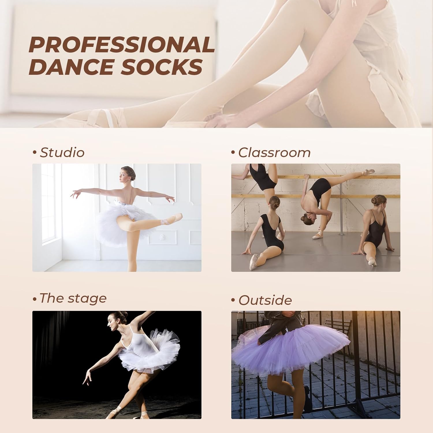 2Pcs Ballet Tights For Gils, Toddler Ballet Tights, Ballet Leotards Dance Outfit for Kids