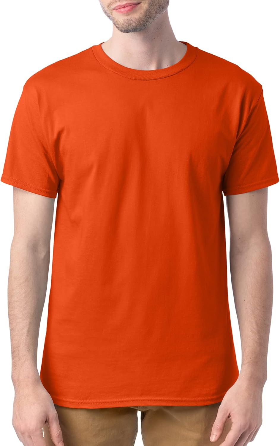 Hanes Men's Short Sleeve Essentials Crewneck Cotton T-Shirt, Multipack
