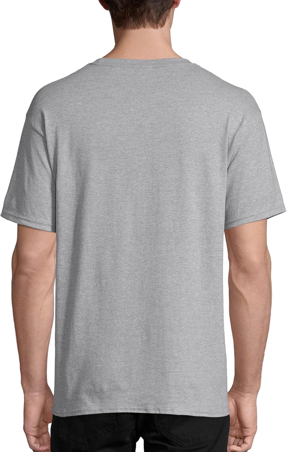 Hanes Men's Short Sleeve Essentials Crewneck Cotton T-Shirt, Multipack