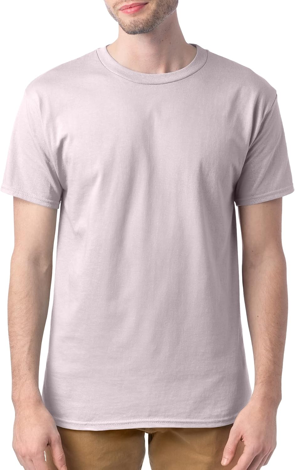 Hanes Men's Short Sleeve Essentials Crewneck Cotton T-Shirt, Multipack