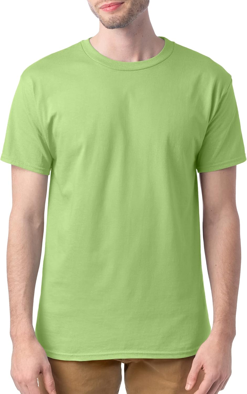 Hanes Men's Short Sleeve Essentials Crewneck Cotton T-Shirt, Multipack