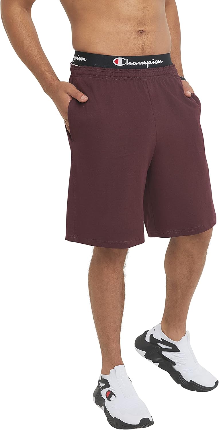 Champion Men's Lightweight Lounge Jersey Knit Shorts, Weekend Shorts (Reg. Or Big & Tall)