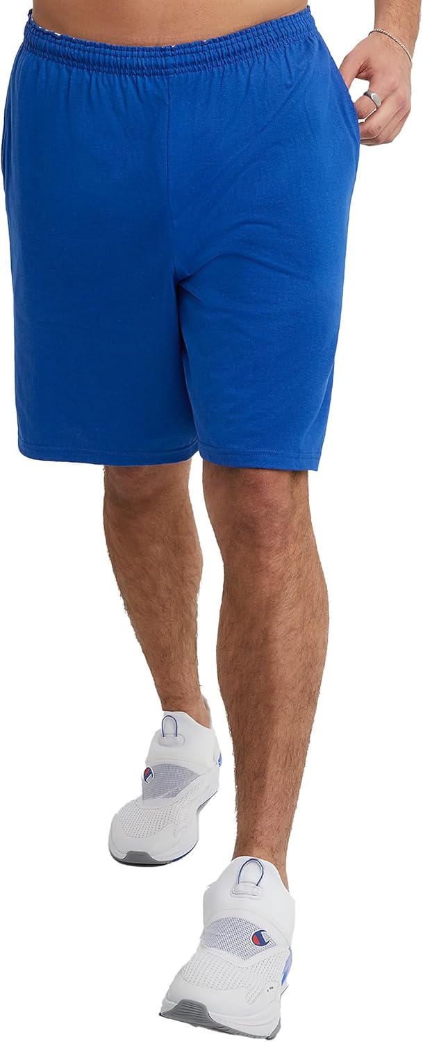Champion Men's Lightweight Lounge Jersey Knit Shorts, Weekend Shorts (Reg. Or Big & Tall)
