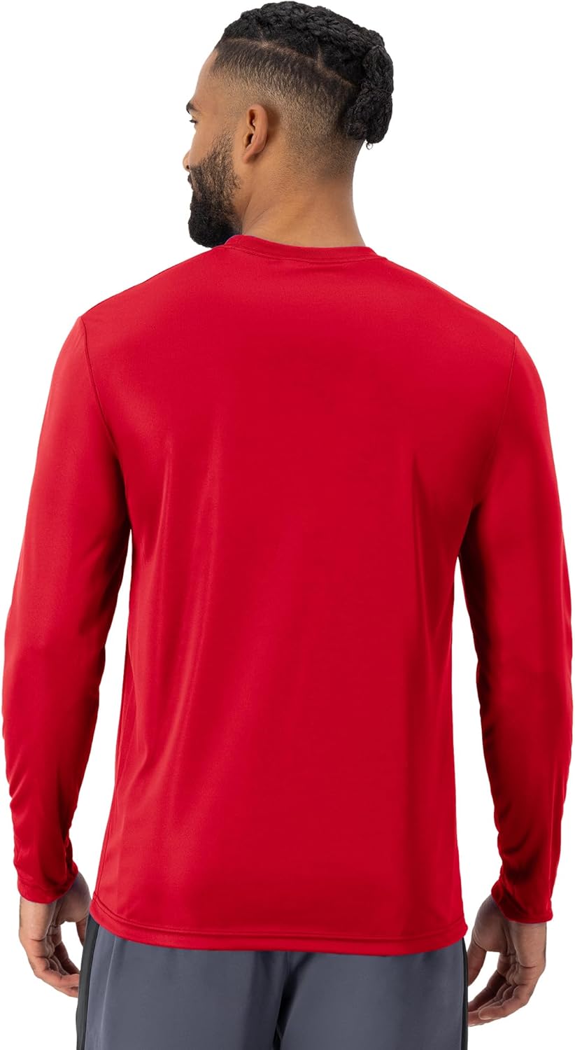 Hanes Sport Performance Long Sleeve T-Shirt, Performance Athletic Shirt, 2-Pack, 40+ UPF Protection