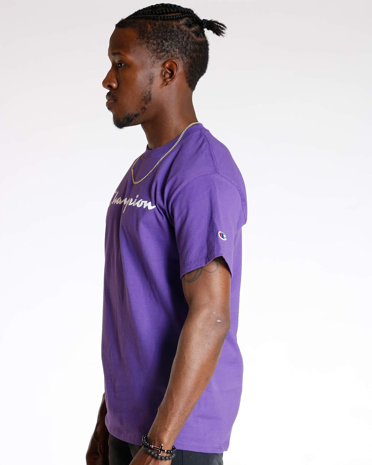Champion Men's T-Shirt, Classic Graphic T-Shirt, Soft and Comfortable T-Shirts for Men, Script Logo (Reg. or Big & Tall)